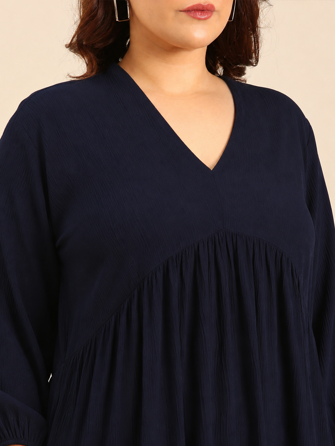 Relaxed Navy Tunic