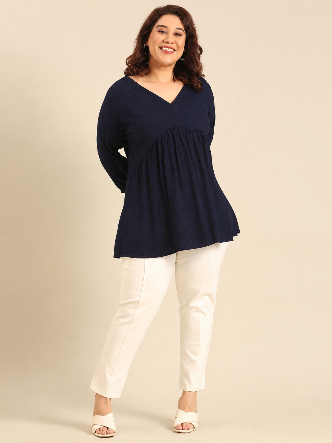 Relaxed Navy Tunic