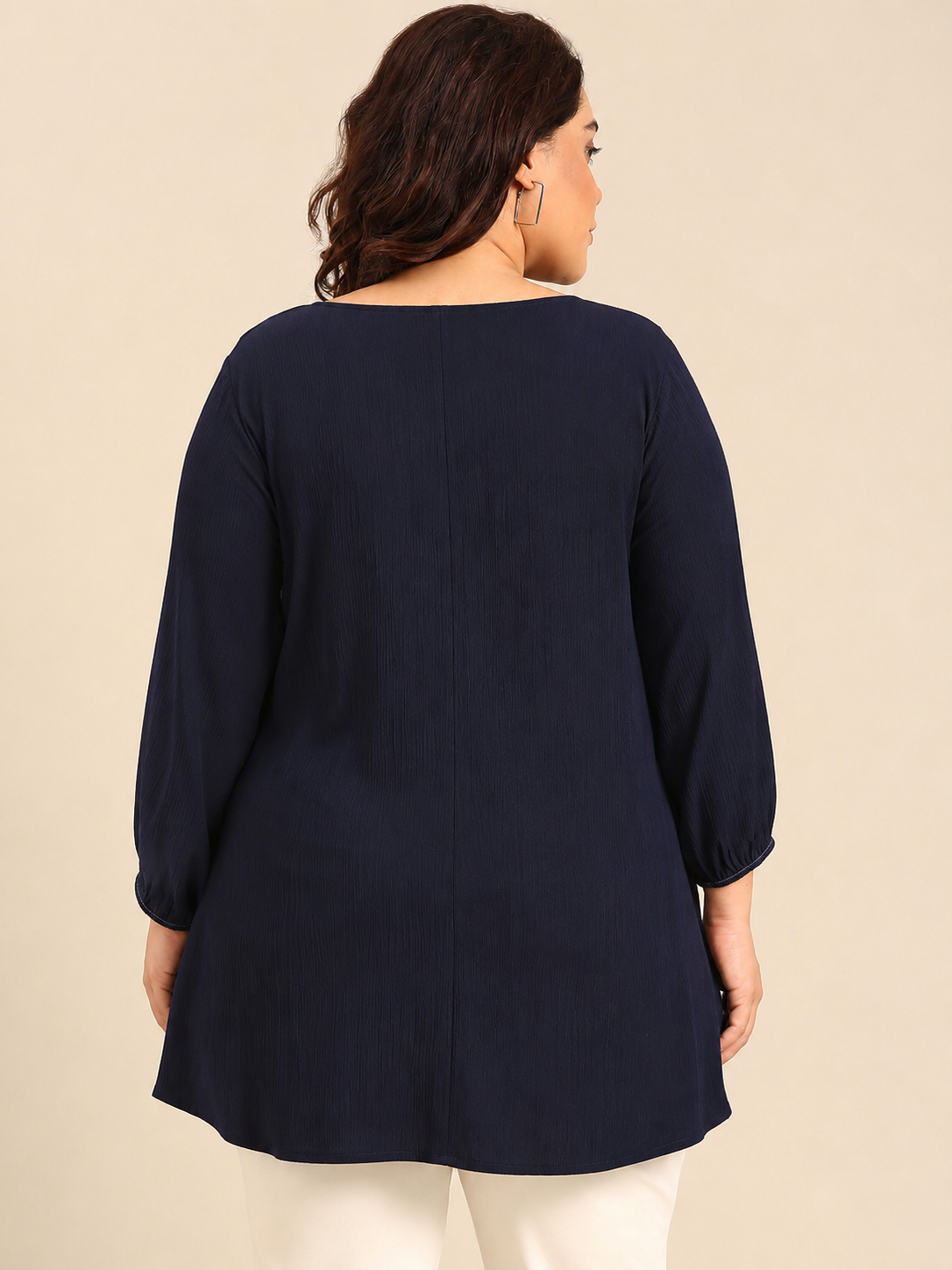 Relaxed Navy Tunic
