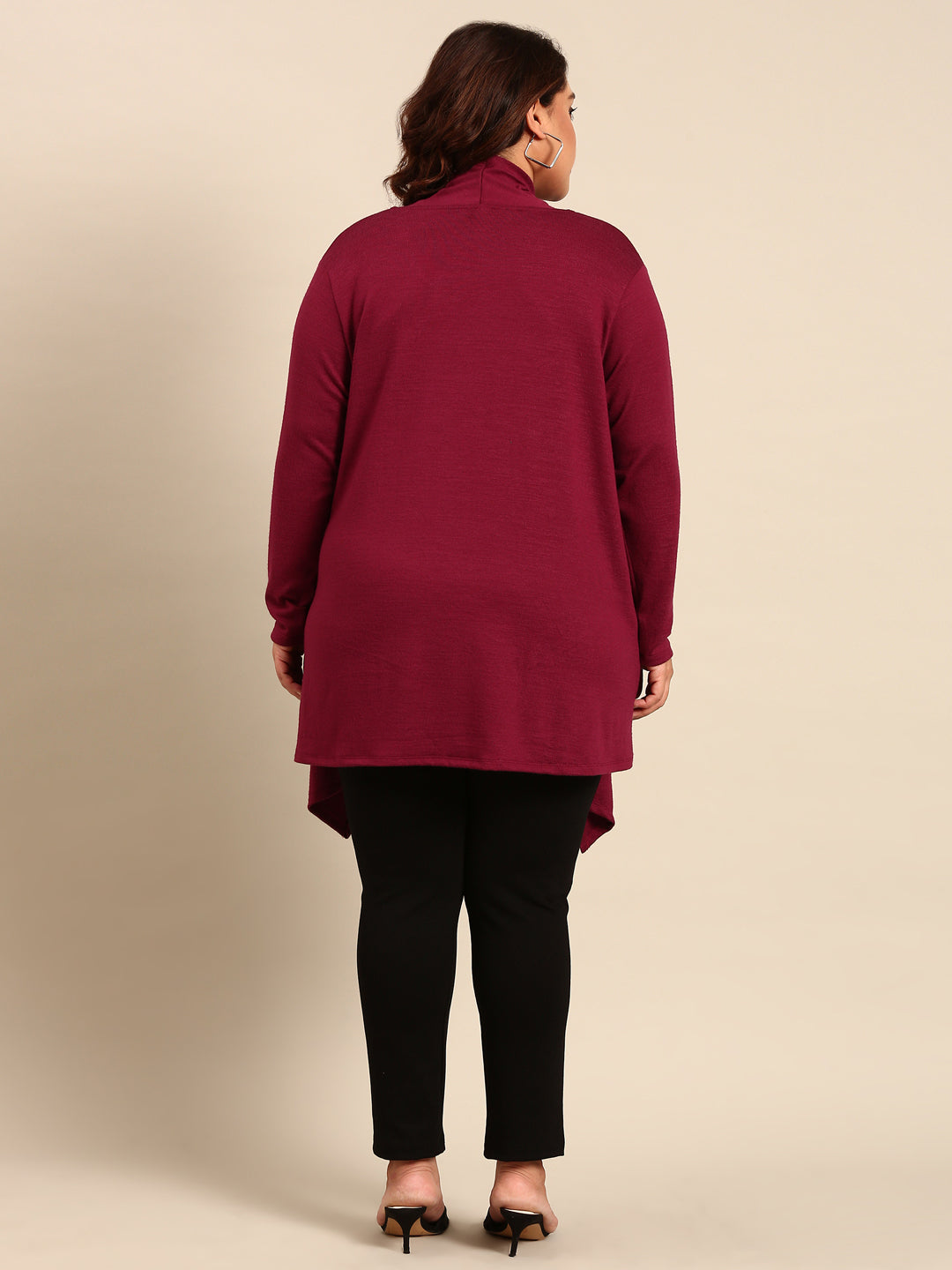 Burgundy Shrug