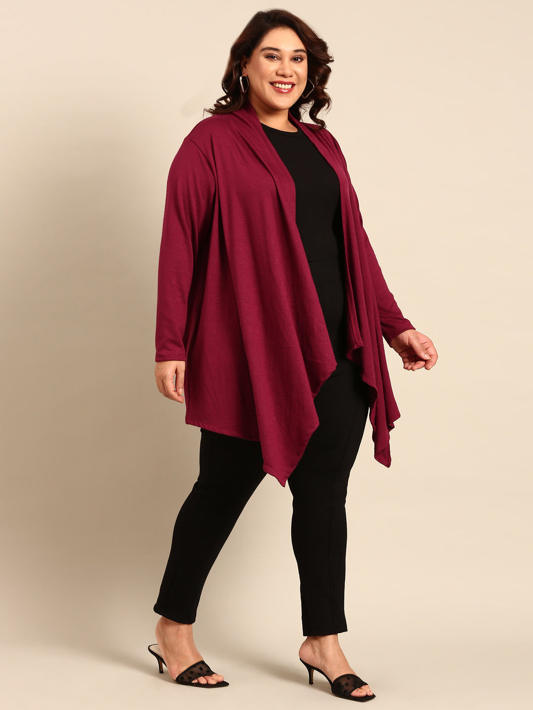 Burgundy Shrug