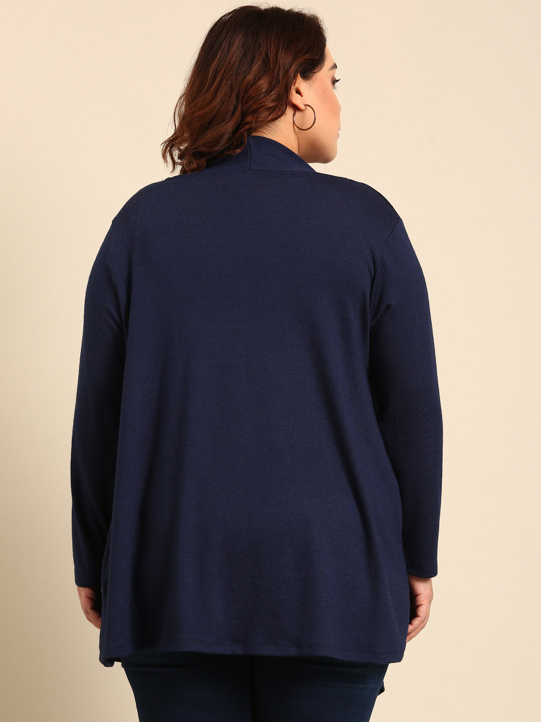 Navy Stretch Shrug