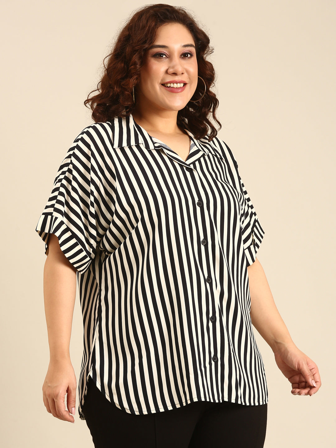 Monochrome Striped Shirt