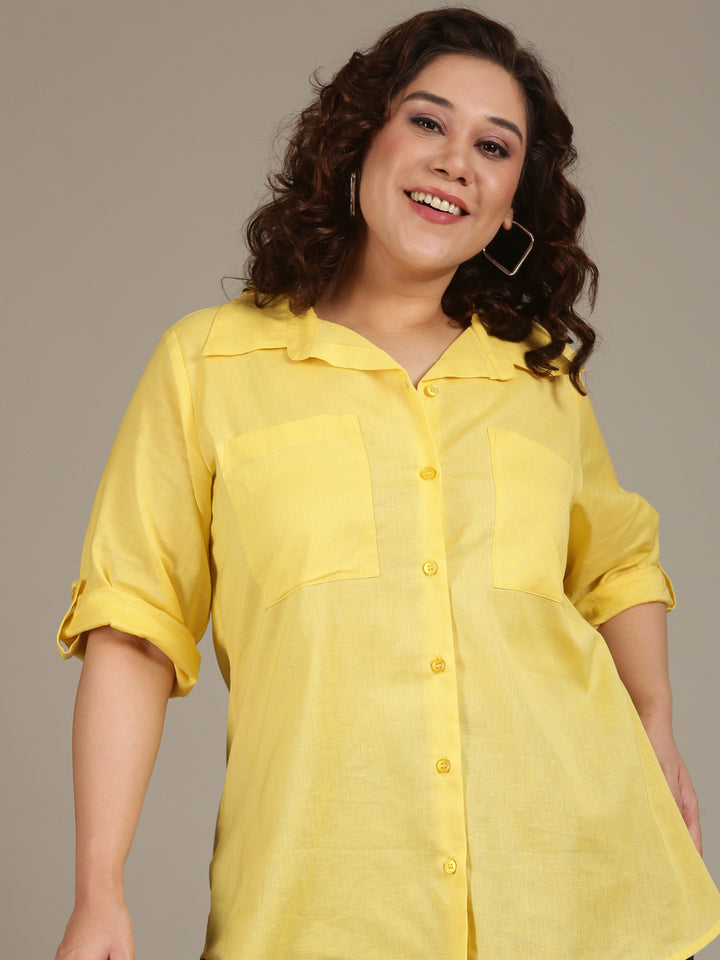 Yellow Button Down Shirt