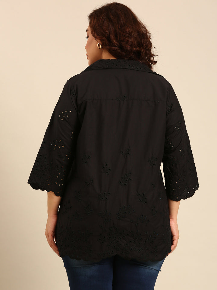 Cotton Embroidered Shirt