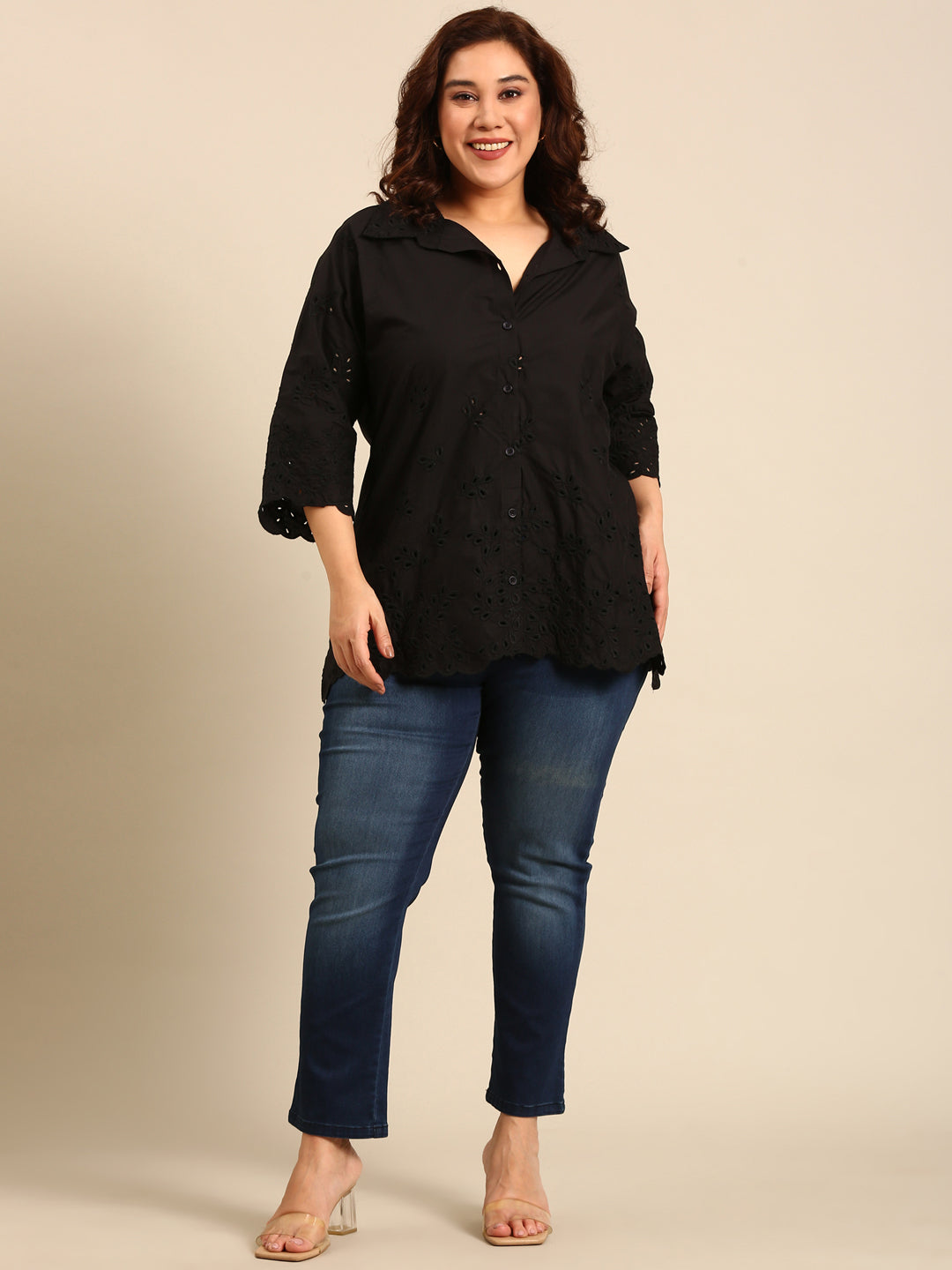 Cotton Embroidered Shirt