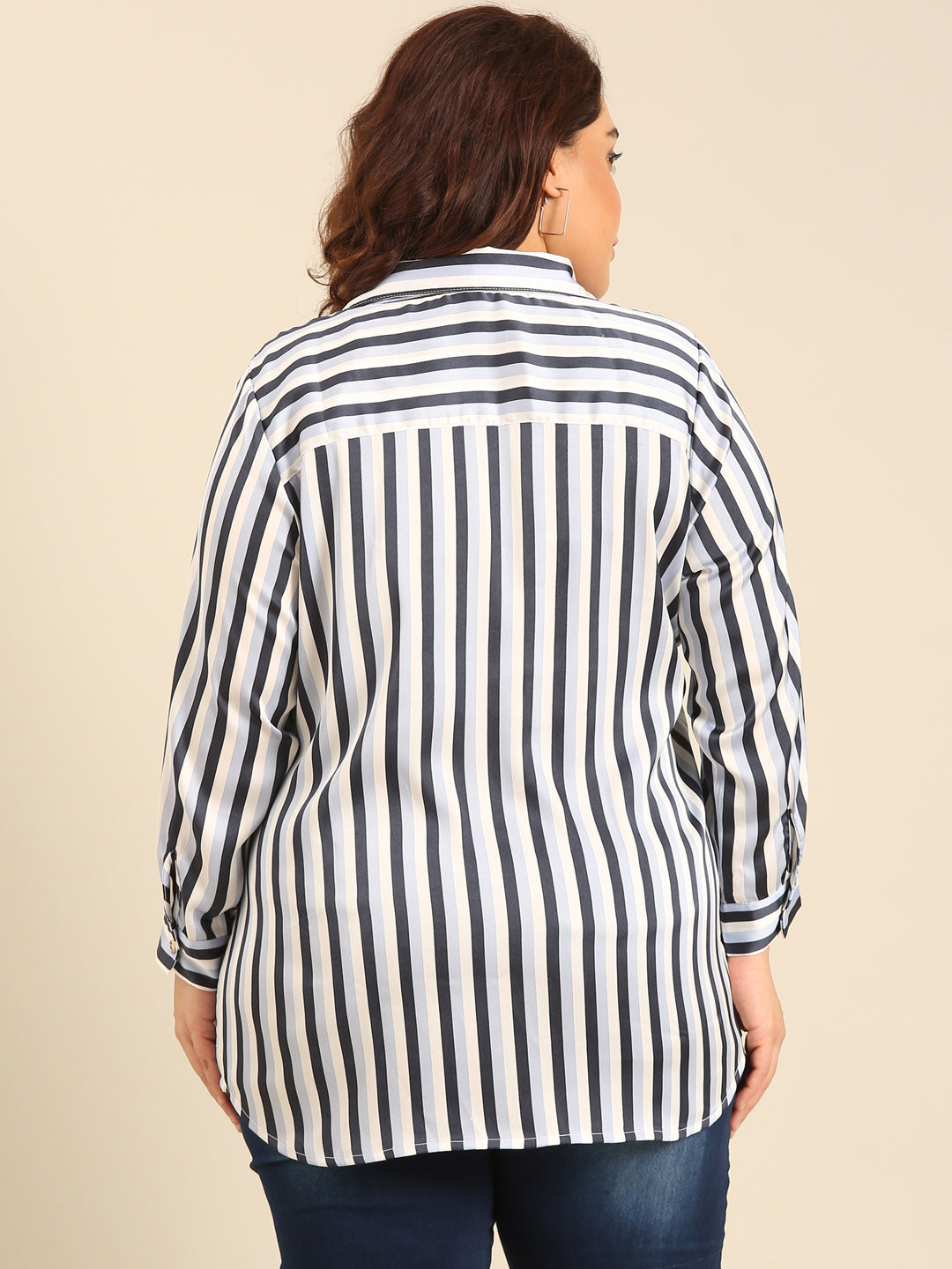 Satin Stripe Shirt