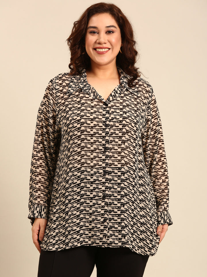 Printed Buttondown Shirt