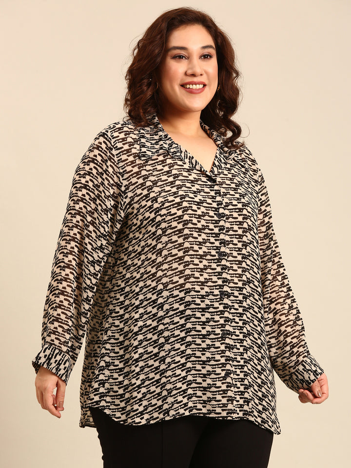 Printed Buttondown Shirt