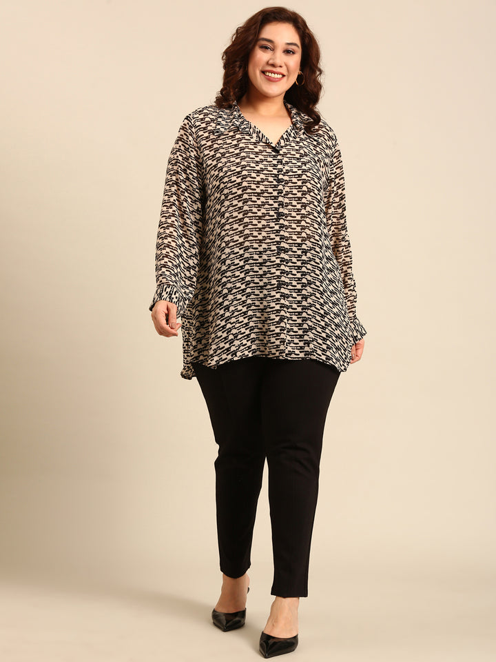 Printed Buttondown Shirt