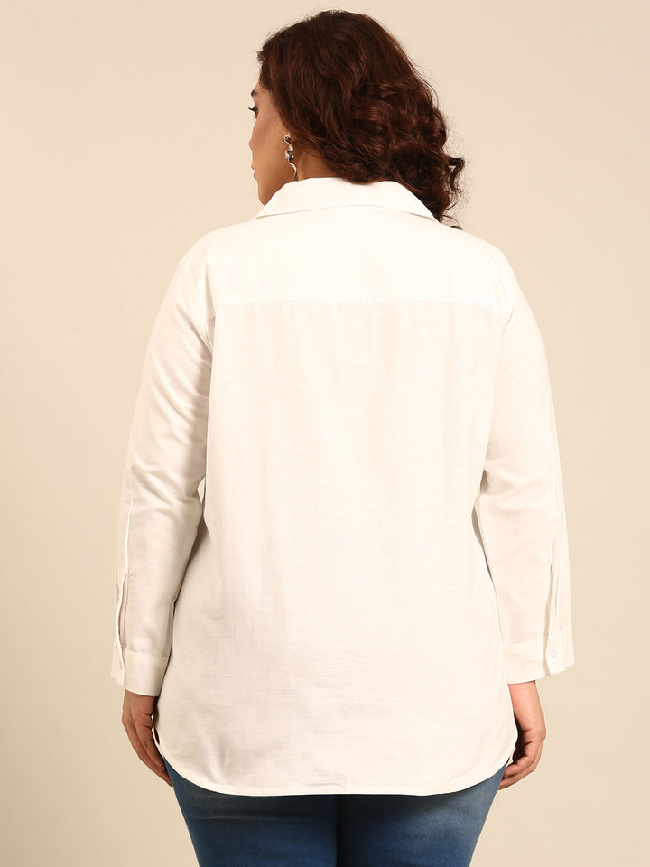 White Linen Shirt