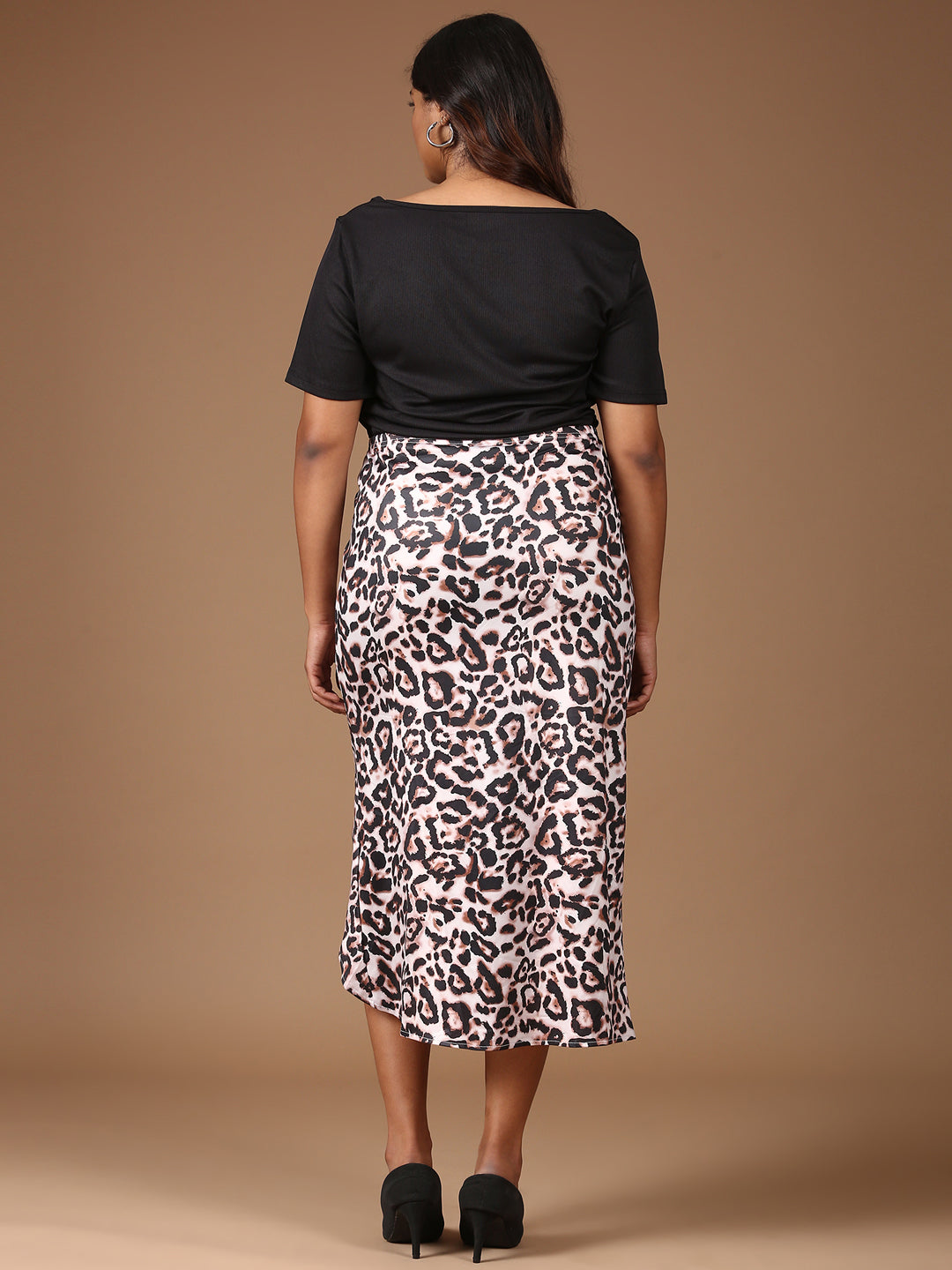 Slit Skirt And Top Co-ord Set-(2 Piece)