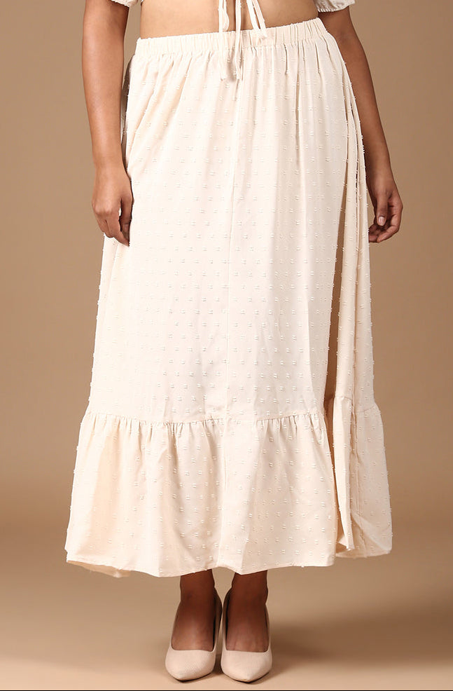 Beige Skirt