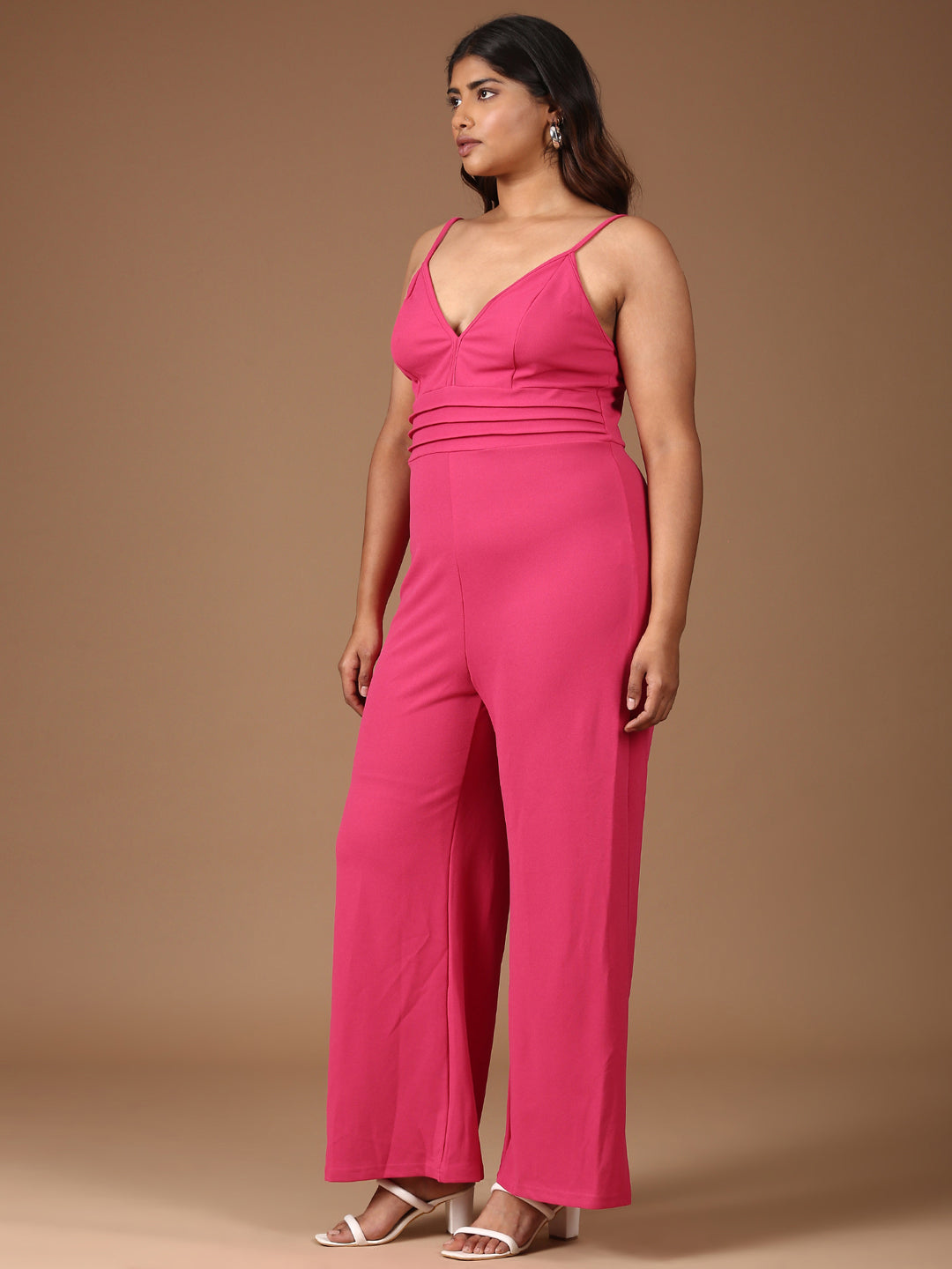 Pink Strap Jumpsuit