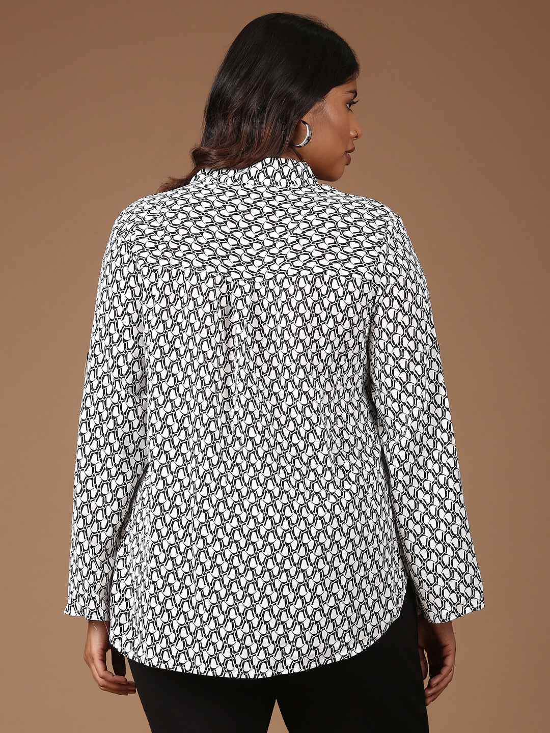 Geometric Printed Top
