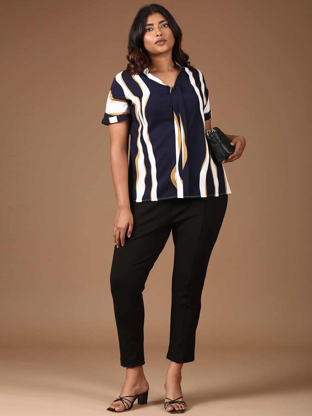 Drop Shoulder Printed Top