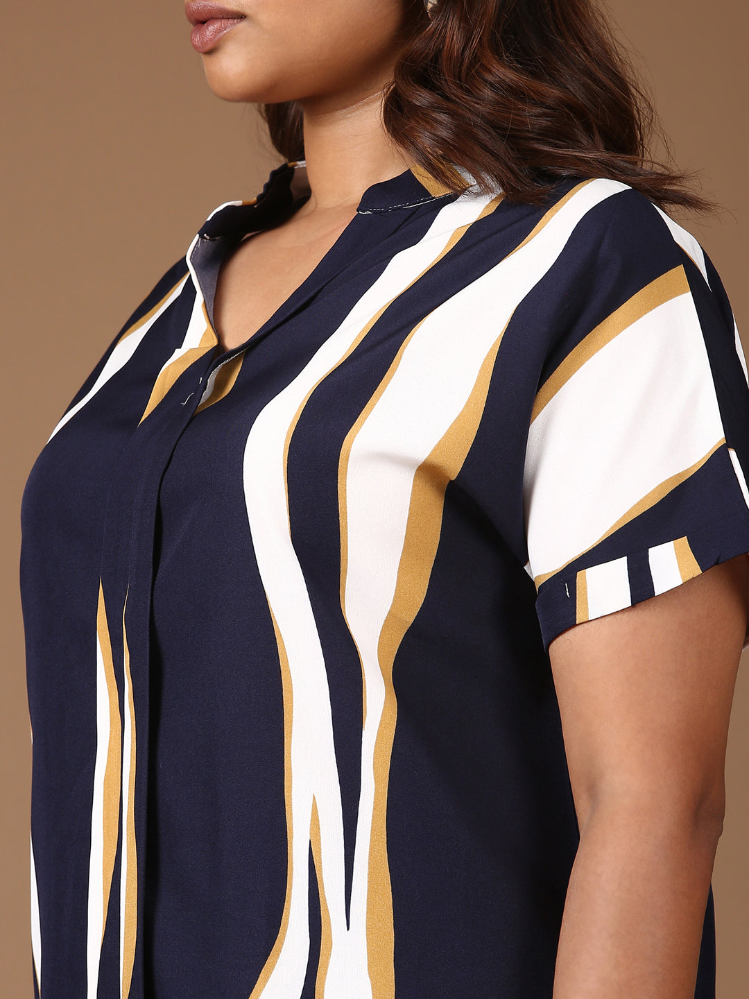 Drop Shoulder Printed Top