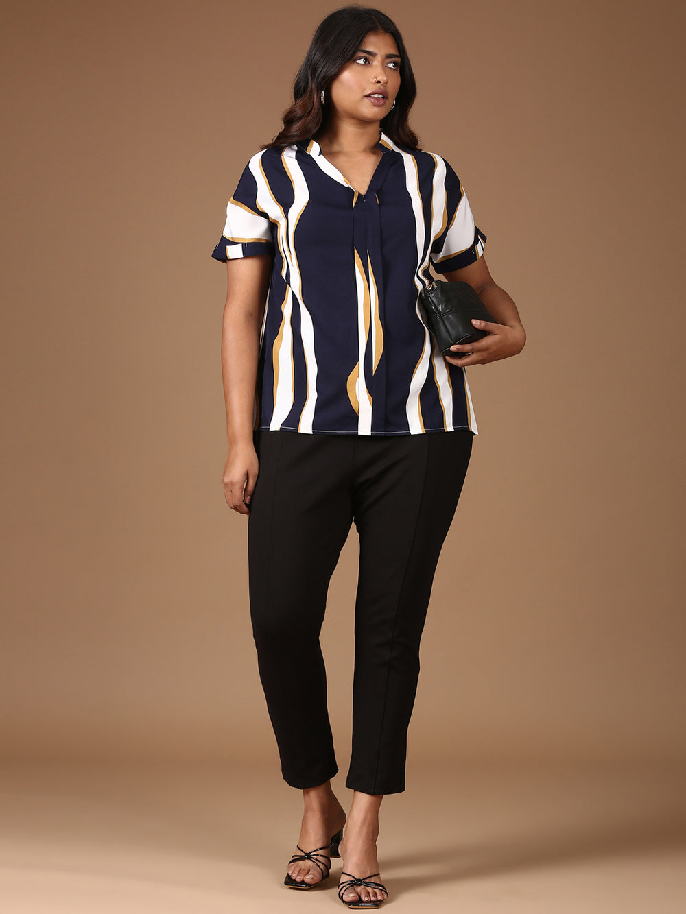 Drop Shoulder Printed Top