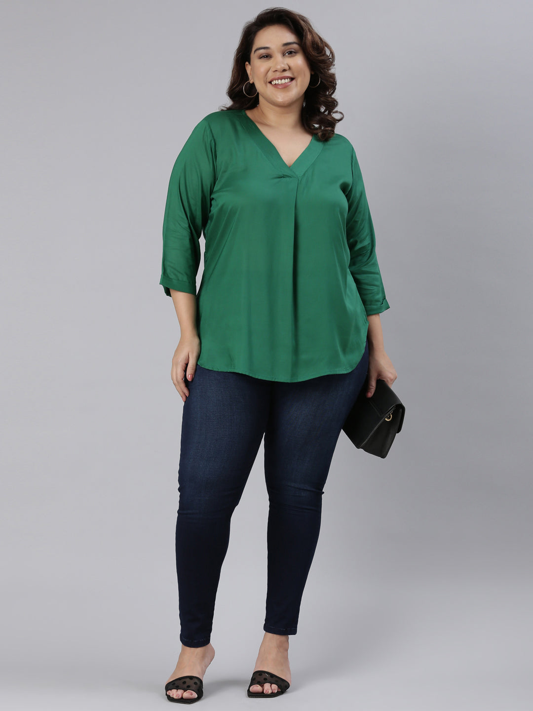SOLID GREEN MODAL TOP