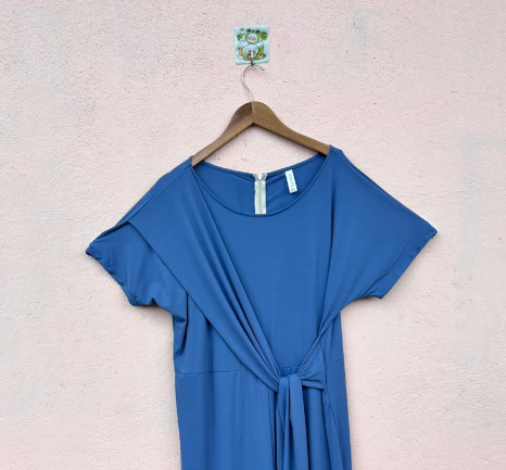 Blue Rib Jumpsuit