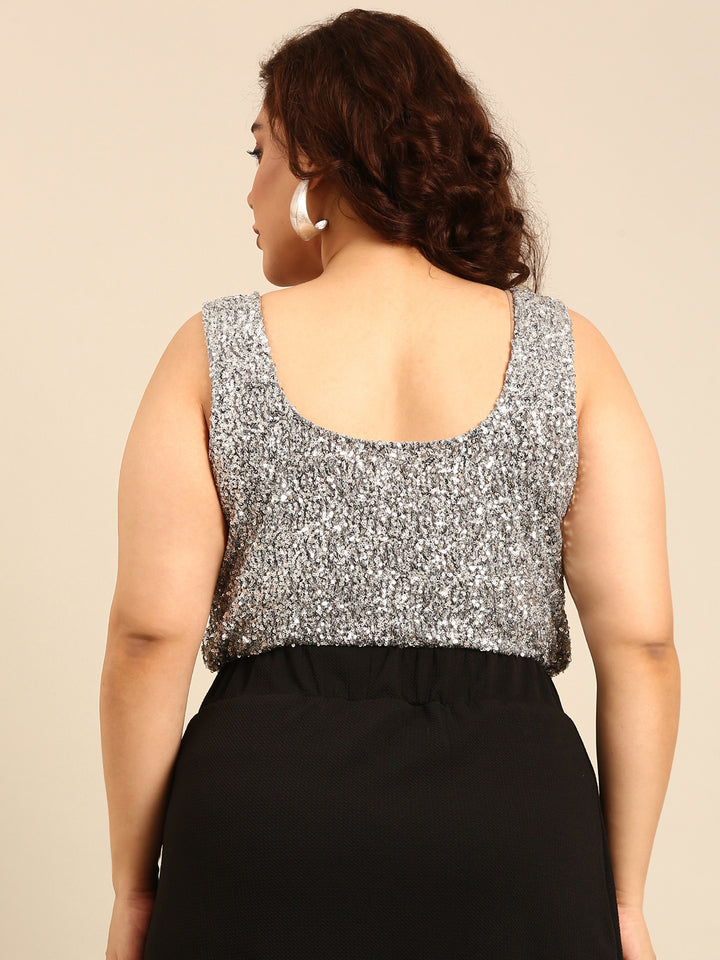 Sequin Crop Top3