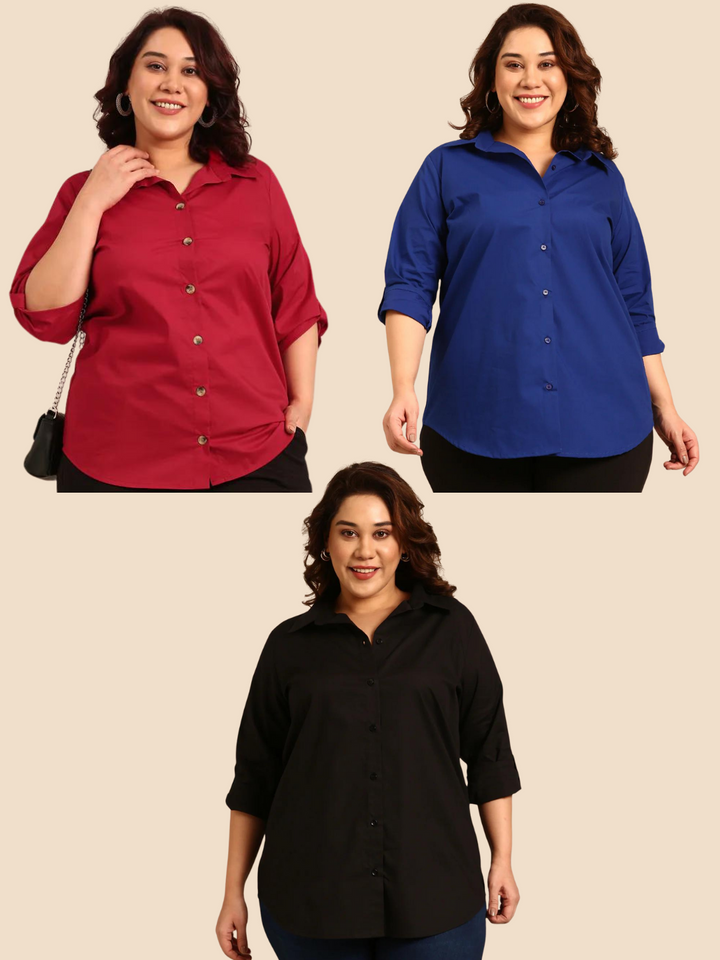 Shirts Combo- Pack of 3