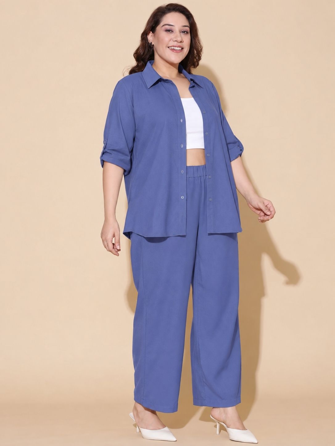 Slate grey Relaxed Co-Ord Set (2 Piece)