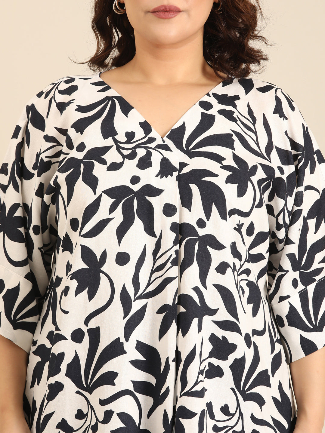 Leaf Print Co-ord Set (2 Pieces)