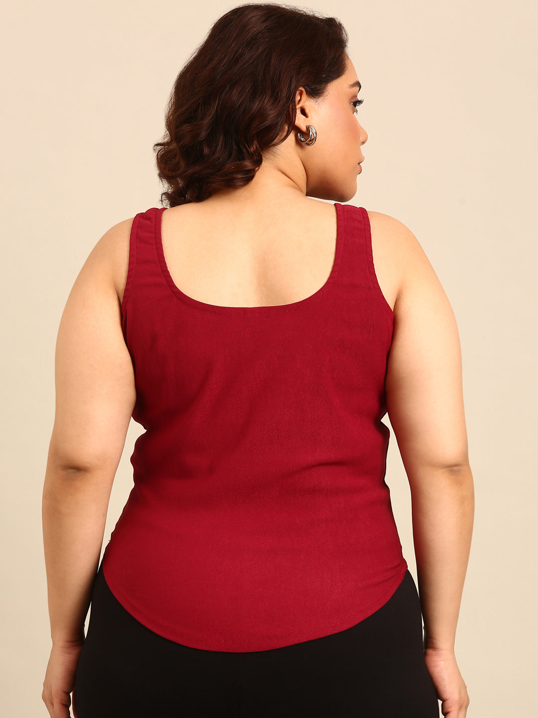 Burgundy Corset Top