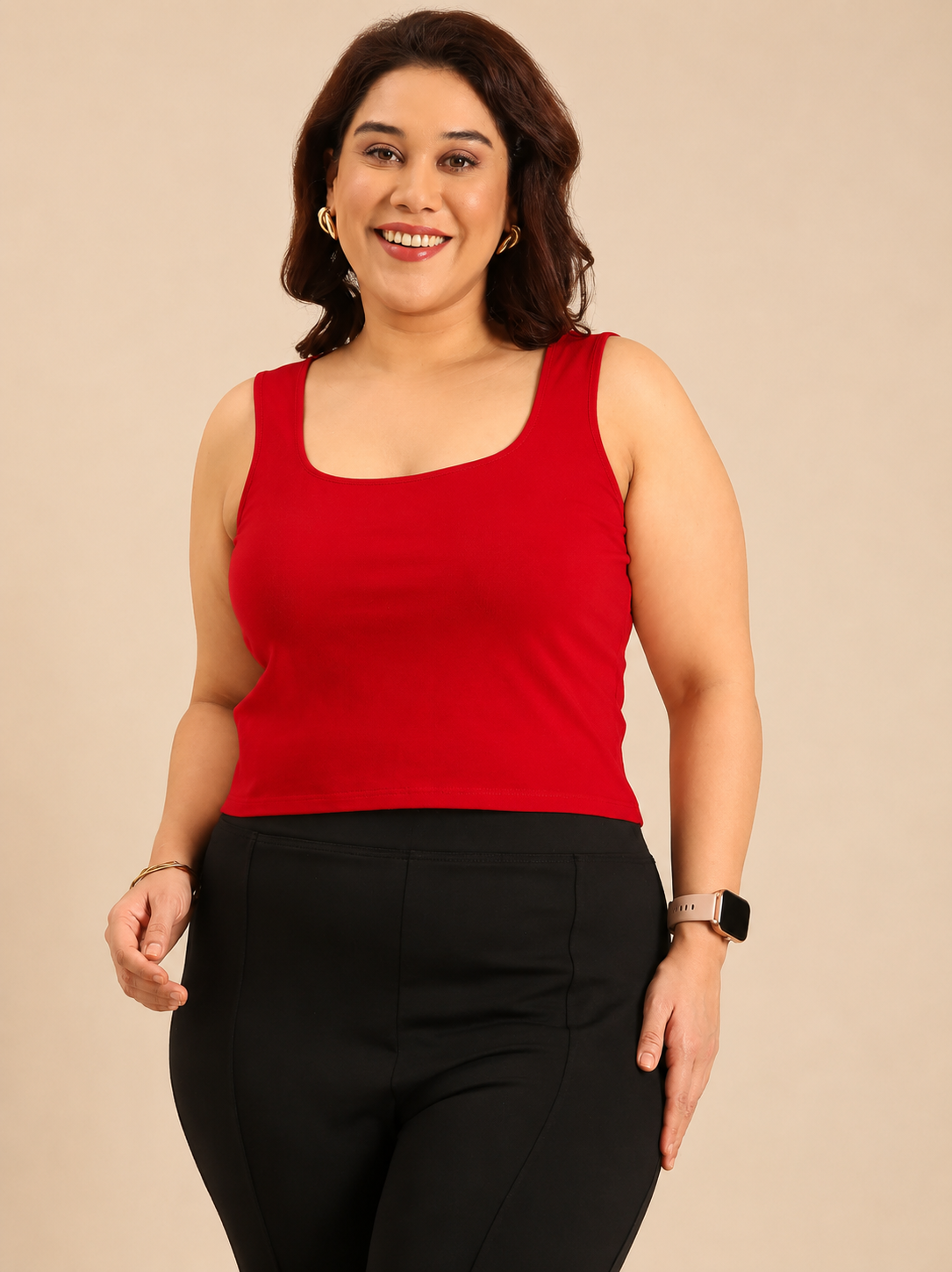 Red Crop Top