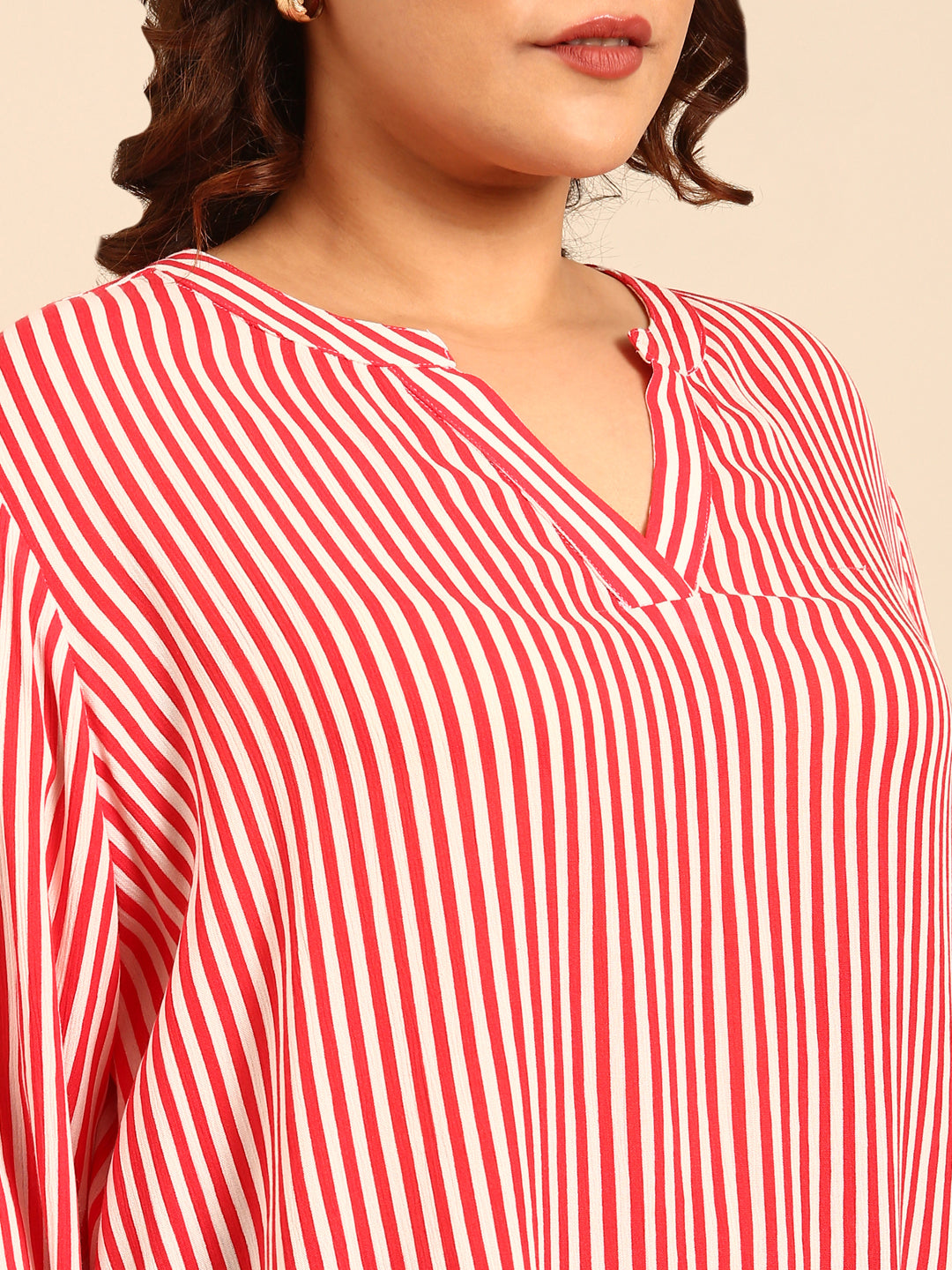 RED STRIPED TOP