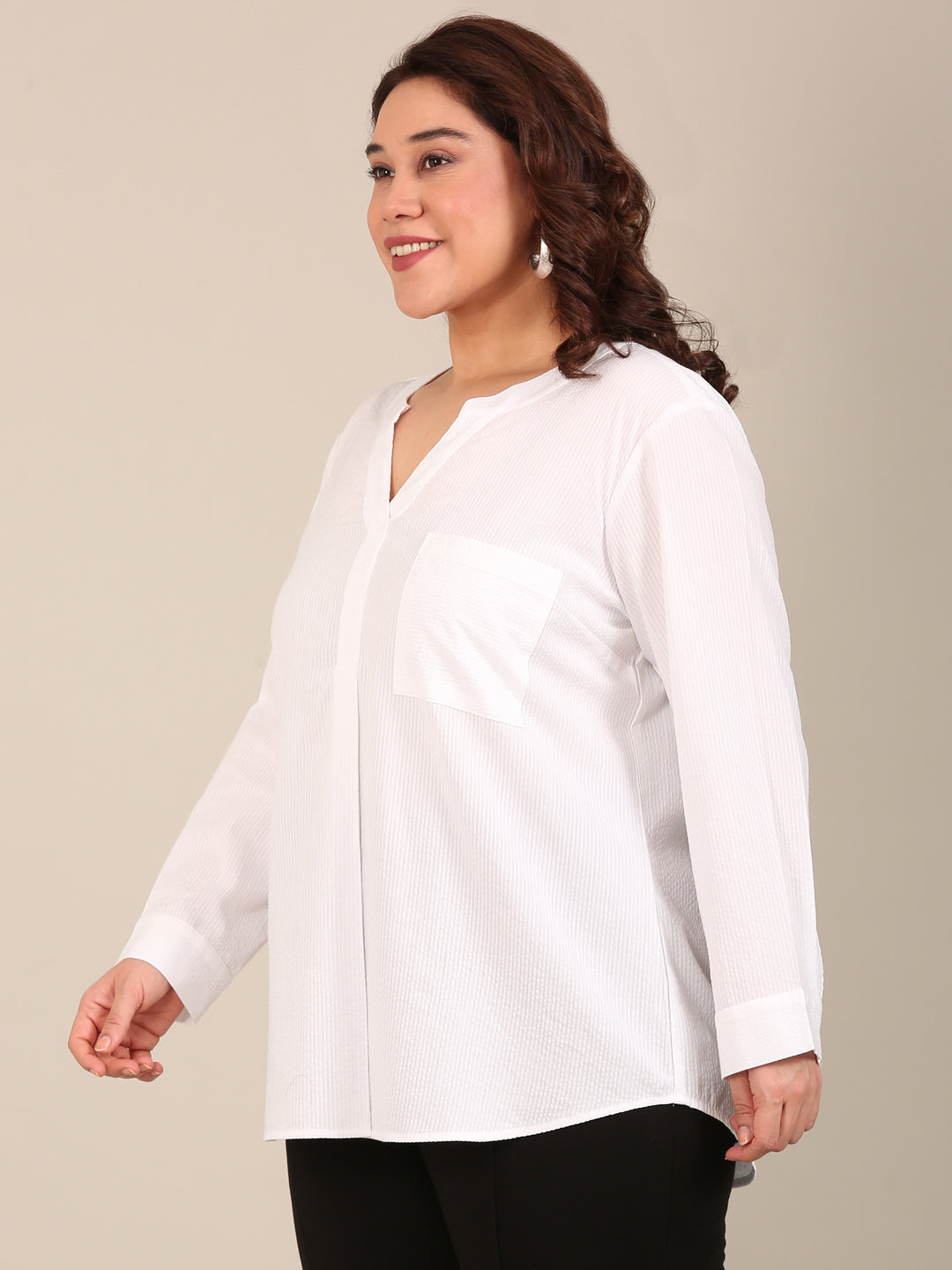 Classic White Cotton Top