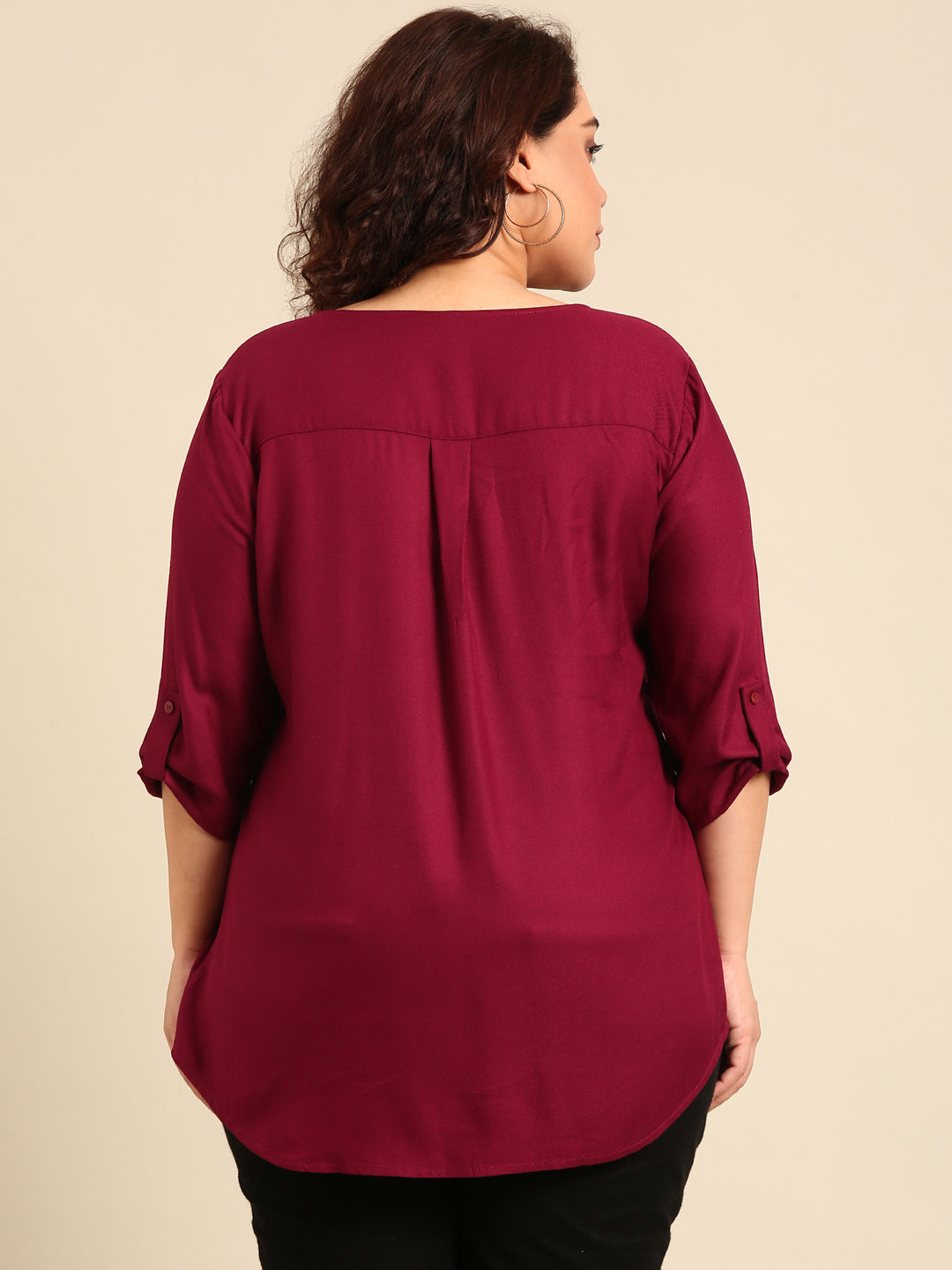 Solid Burgundy Top