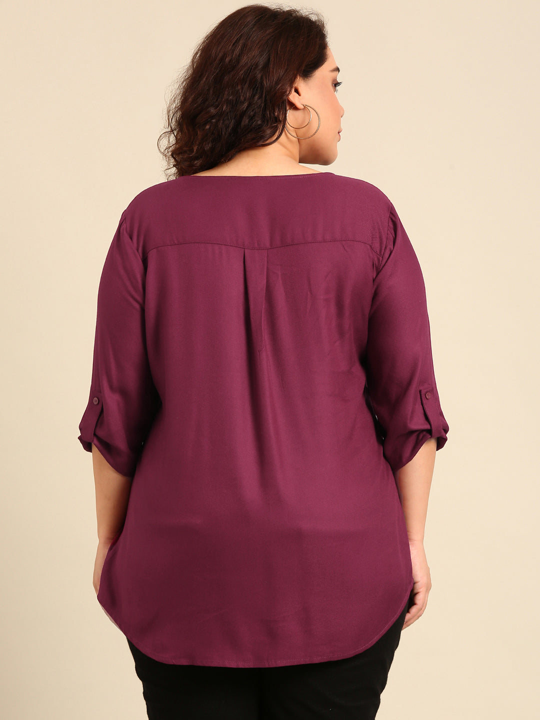 Solid Burgundy Top