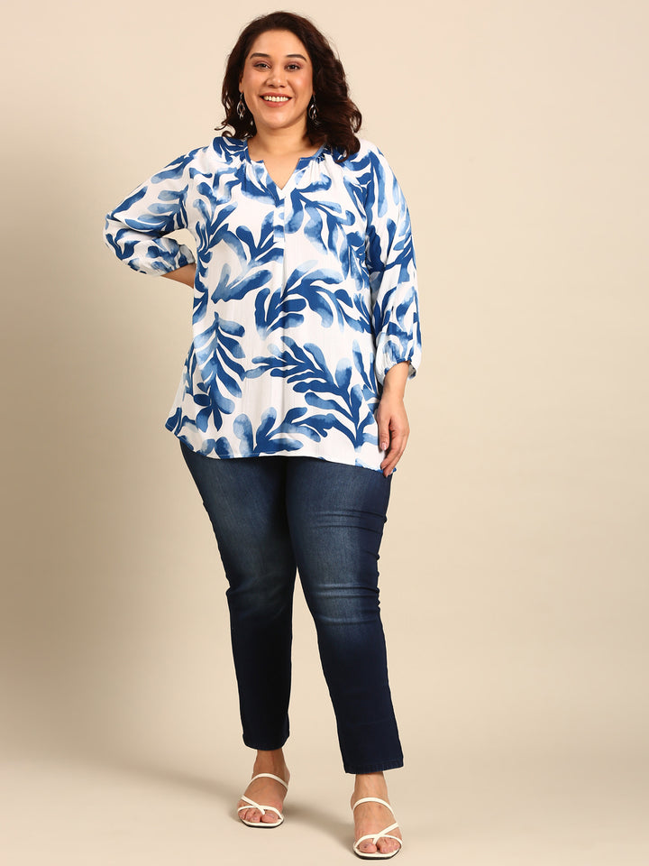 Raglan Printed Top