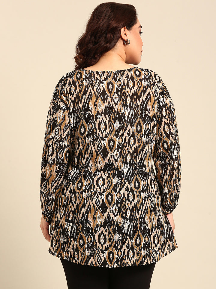 Alia Cut Gathered Waist Tunic