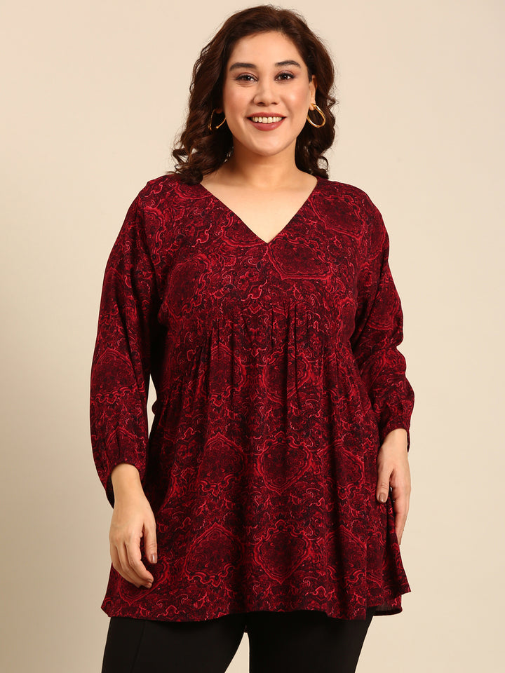 Paisley Print Alia Cut Tunic