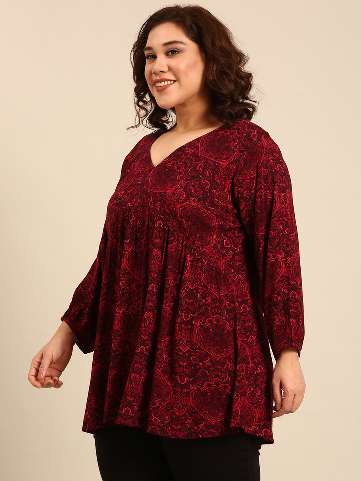 Paisley Print Alia Cut Tunic
