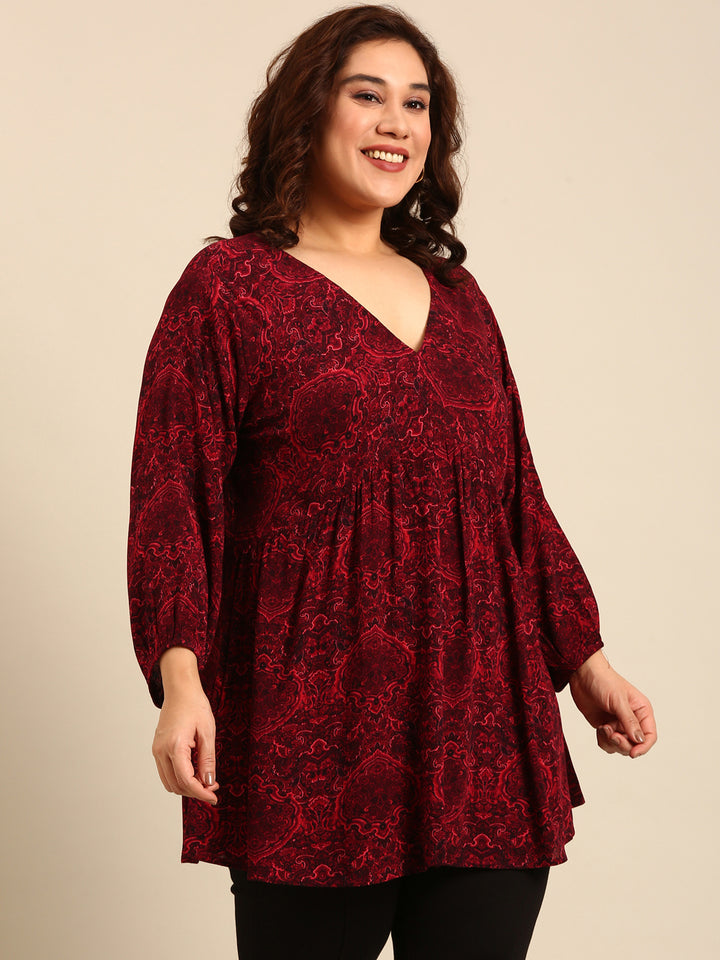 Paisley Print Alia Cut Tunic