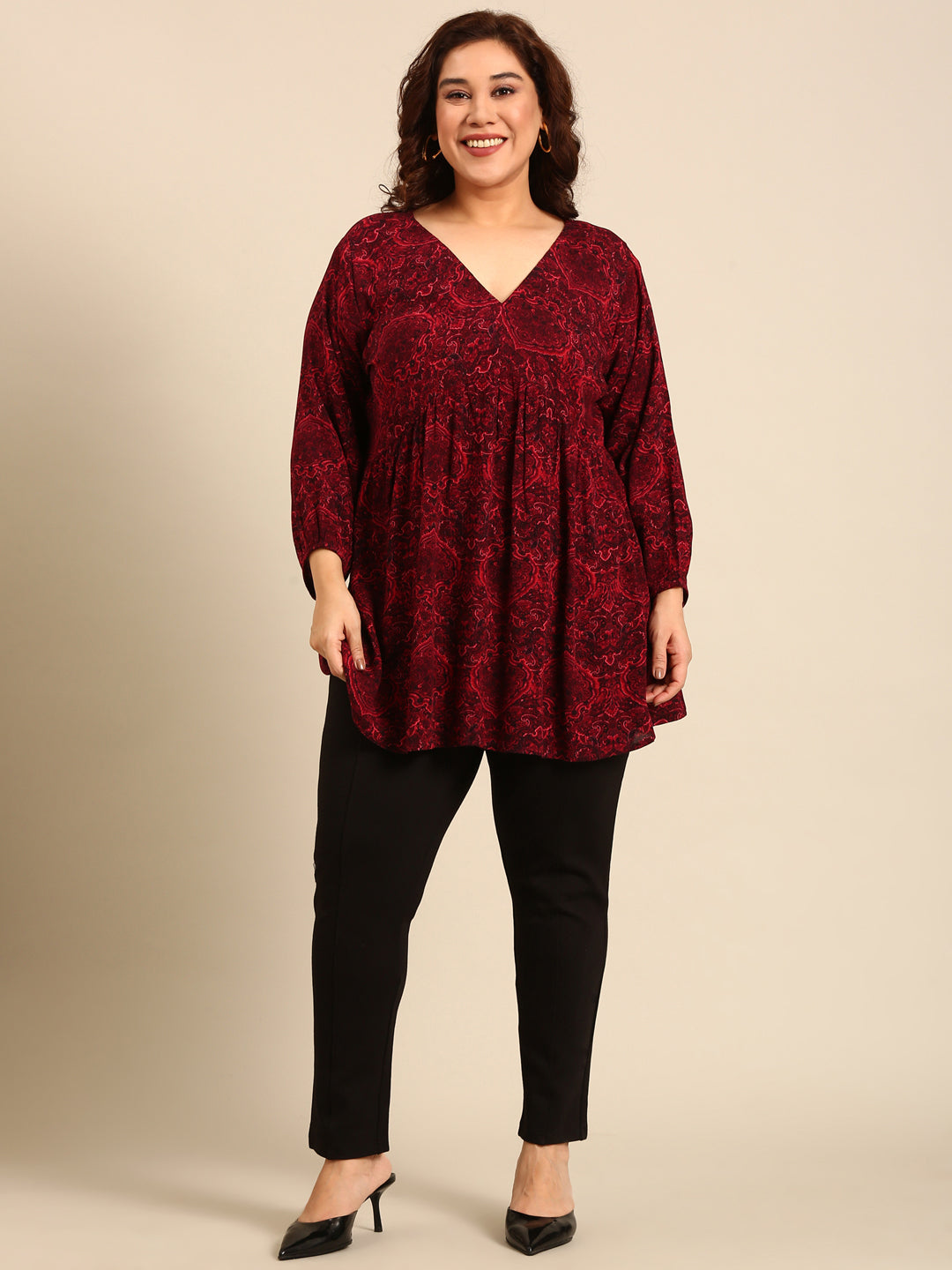 Paisley Print Alia Cut Tunic