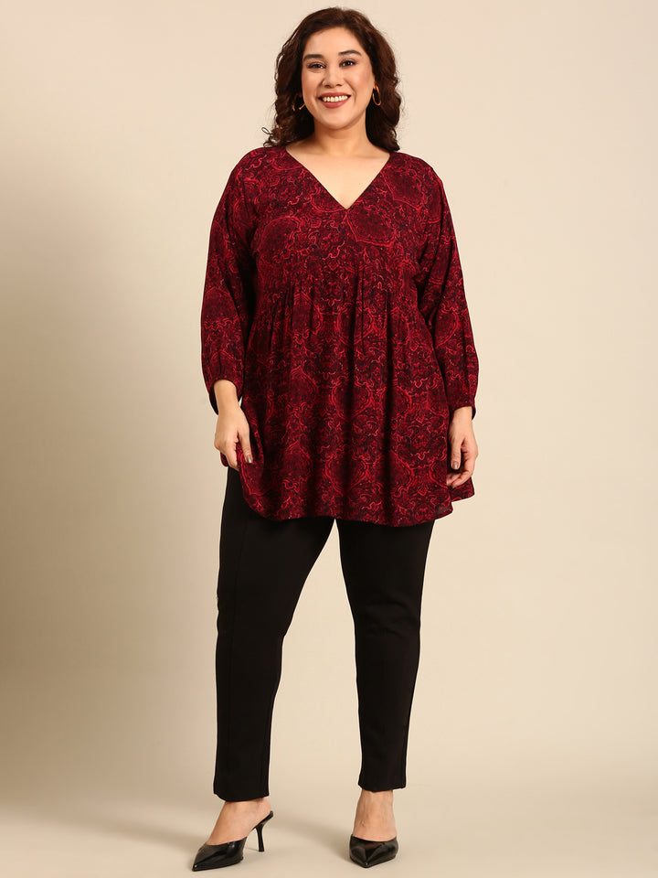 Paisley Print Alia Cut Tunic