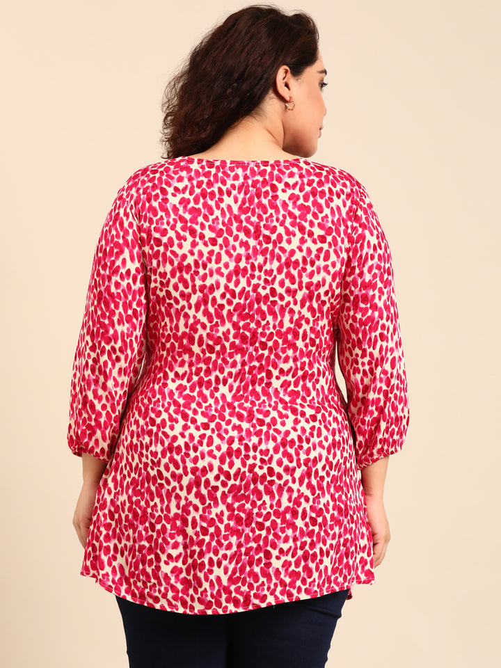 Pink Printed Tunic