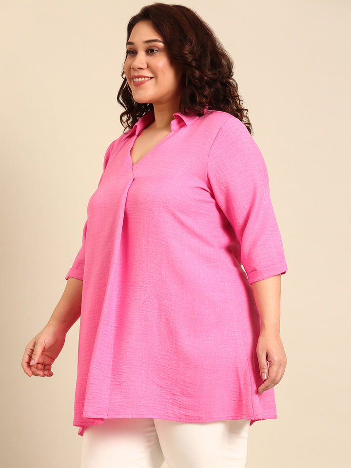 Solid Pink Tunic