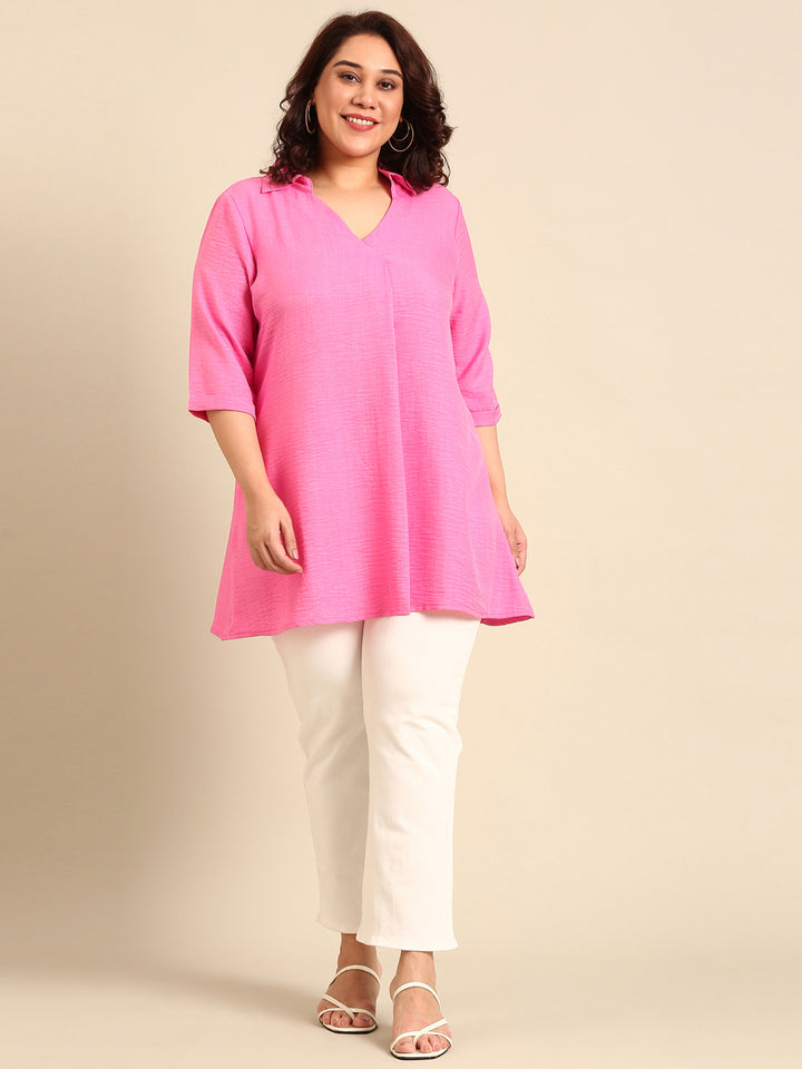 Solid Pink Tunic