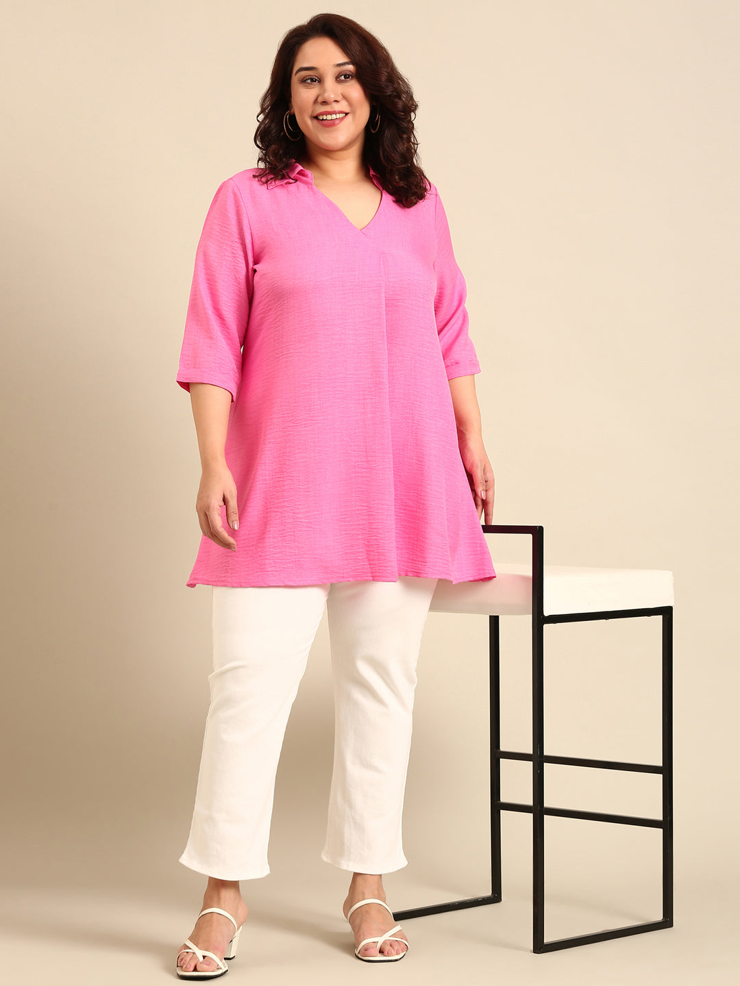 Solid Pink Tunic