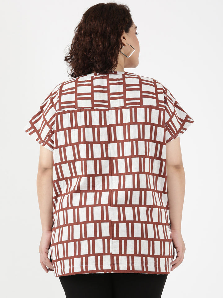 Cotton V-Neck Tunic