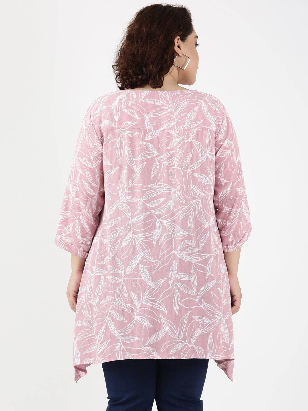Leafy Dot Printed Tunic