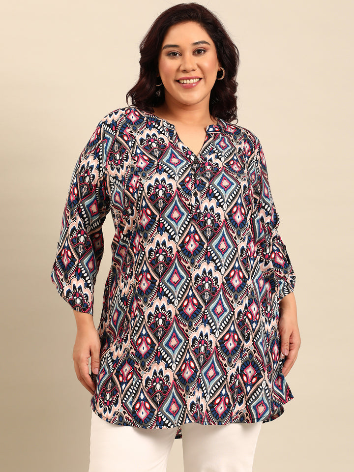 Abstract Printed Tunic