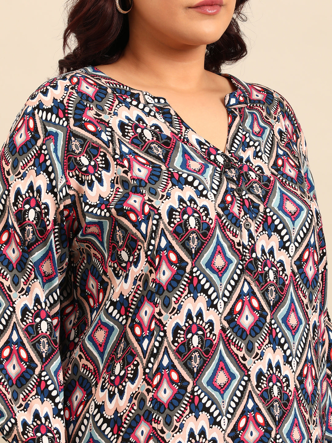 Abstract Printed Tunic