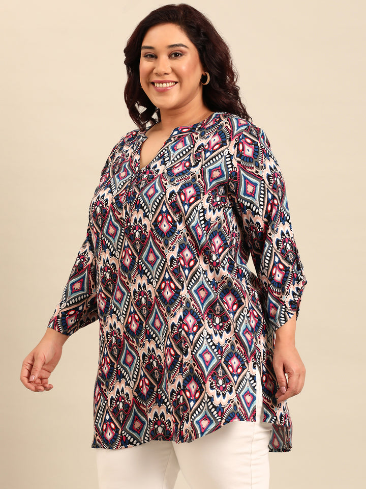 Abstract Printed Tunic